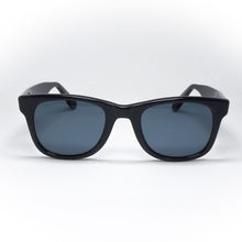 Load image into Gallery viewer, sunglasses opta model west side color black handcrafted front view
