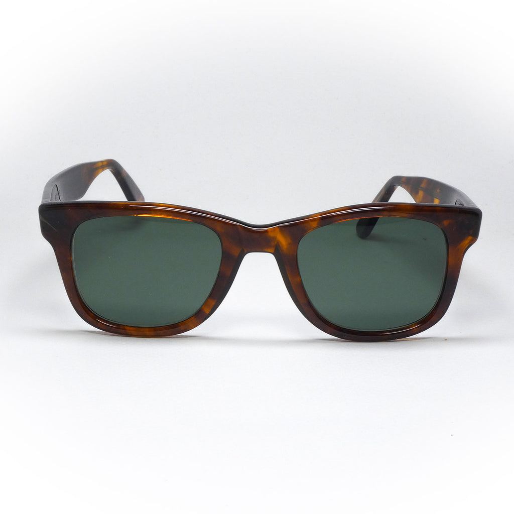 sunglasses opta model west side color brown handcrafted front view