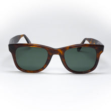 Load image into Gallery viewer, sunglasses opta model west side color brown handcrafted front view
