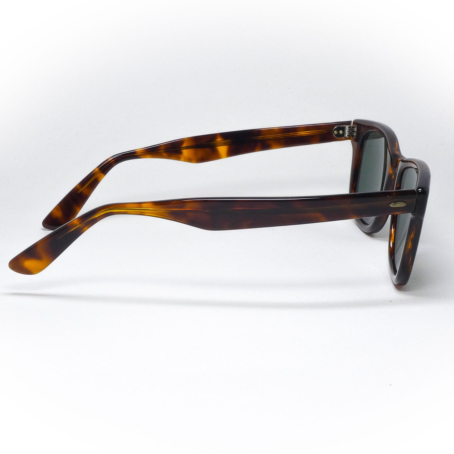 sunglasses opta model west side color brown handcrafted side view