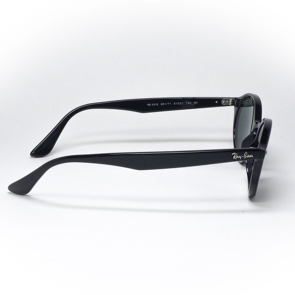 sunglasses ray ban 4315 color 601/71 side view